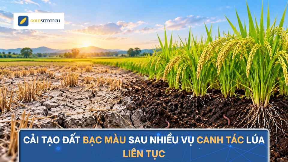 Cải Tạo Đất Bạc Màu Sau Nhiều Vụ Canh Tác Lúa Liên Tục