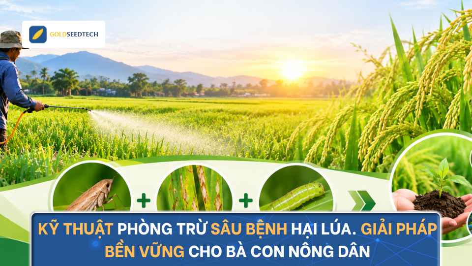 Kỹ Thuật Phòng Trừ Sâu Bệnh Hại Lúa Theo Hướng IPM Hiệu Quả, Bền Vững