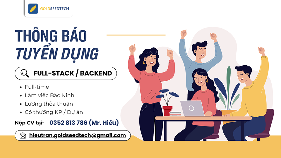 Tuyển dụng Full-stack / Backend - Chế độ lương thưởng hấp dẫn