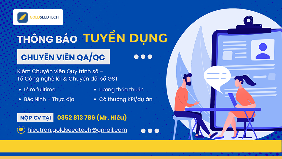 Tuyển Dụng Chuyên Viên QA/QC – Làm Việc Tại Bắc Ninh